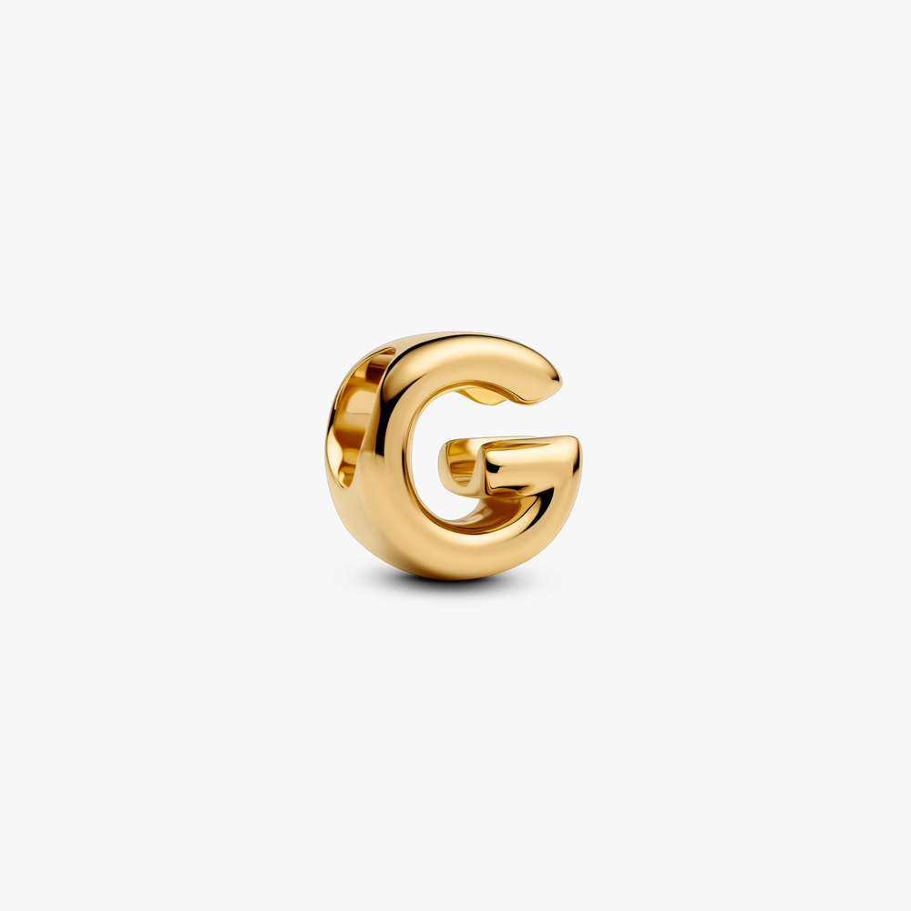 Letter G 14k gold-plated charm 763953C00 (High Resolution)
