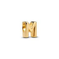 Letter M 14k gold-plated charm 763959C00