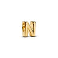Letter N 14k gold-plated charm 763960C00