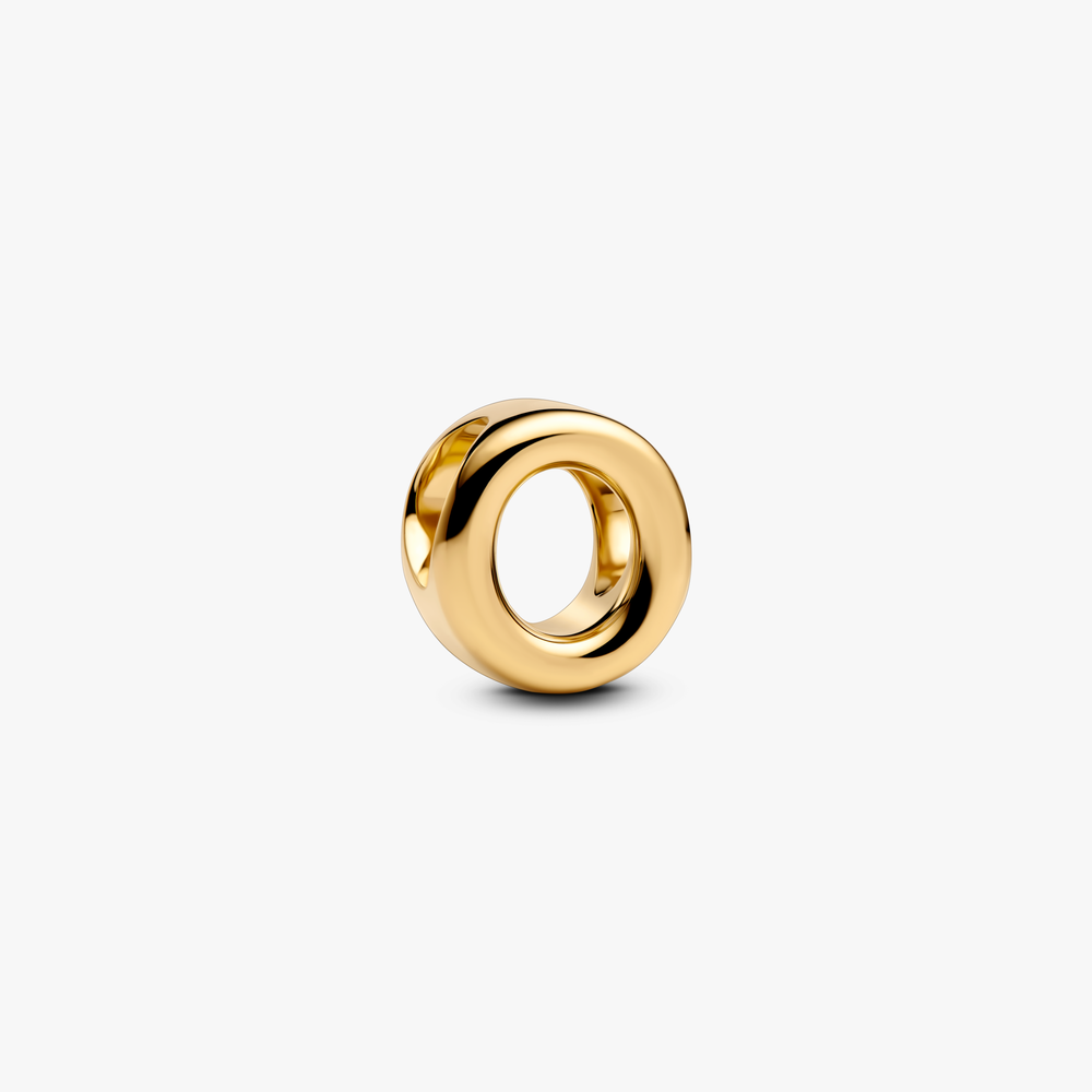 Letter O 14k gold-plated charm 763961C00 (High Resolution)