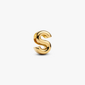 Letter S 14k gold-plated charm 763965C00 (High Resolution)