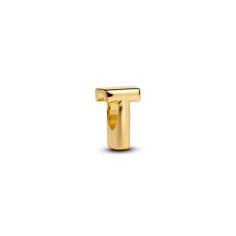 Letter T 14k gold-plated charm 763966C00