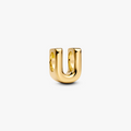 Letter U 14k gold-plated charm 763967C00 (High Resolution)