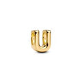 Letter U 14k gold-plated charm 763967C00