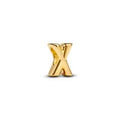 Letter X 14k gold-plated charm 763970C00