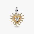 Heart sterling silver and 14k gold-plate 764141C01 (High Resolution)