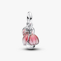 Openable flower sterling silver and 14k gold-plate 764453C01 (High Resolution)