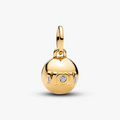 Openable mom ball 14k gold-plated dangle with clea 764457C01 (High Resolution)