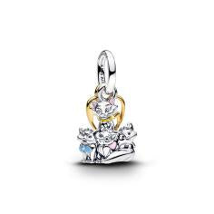 Disney Aristocats sterling silver and 14k gold-pla 764465C01