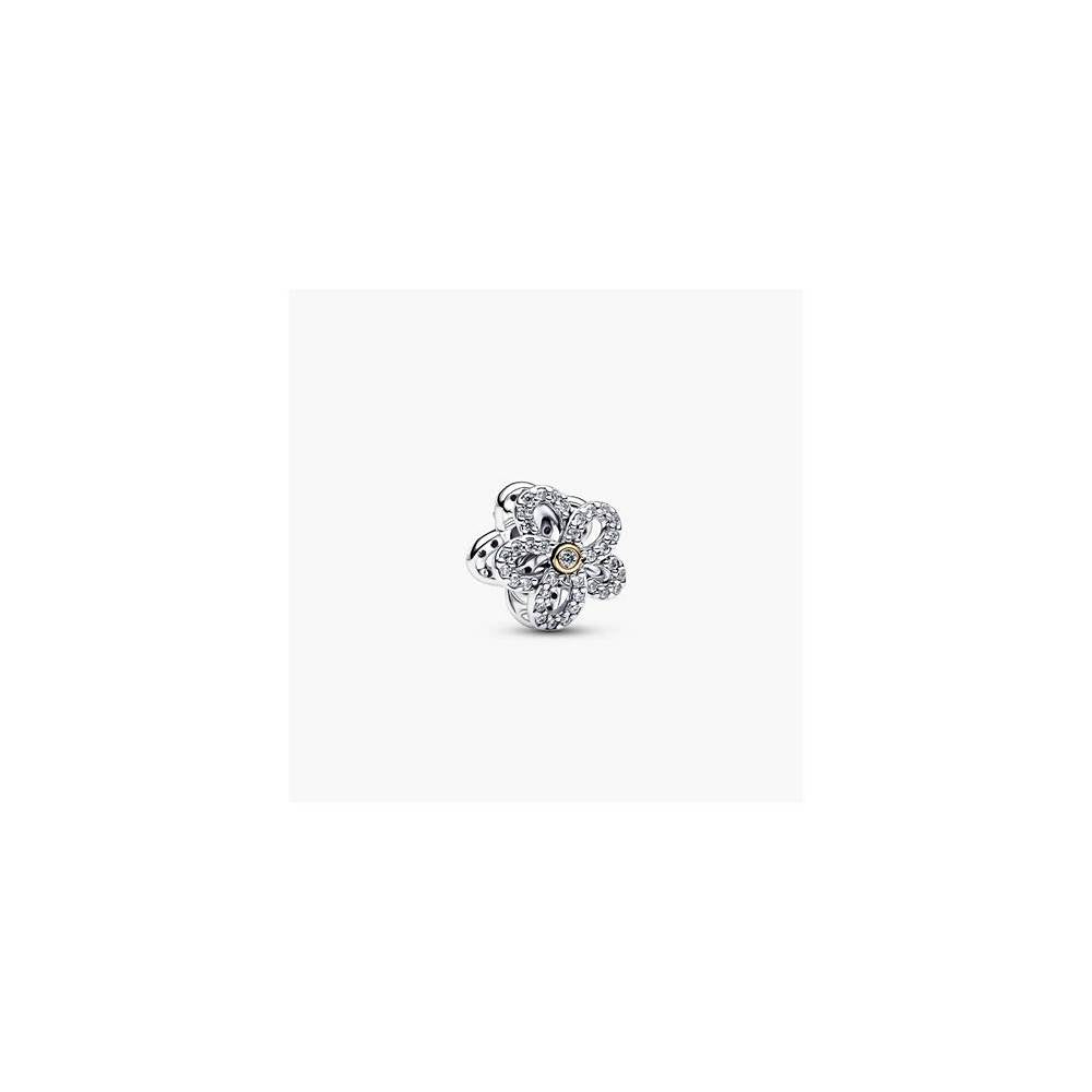 Flower sterling silver and 14k gold-plated charm w 764480C01 (High Resolution)