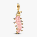 Caterpillar 14k gold-plated dangle with clear cubi 764489C01 (High Resolution)