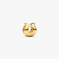 Horse shoe 14k gold-plated mini charm (High Resolution)
