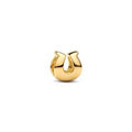 Horse shoe 14k gold-plated mini charm