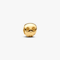 Skull 14k gold-plated mini charm (High Resolution)