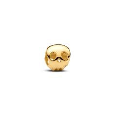 Skull 14k gold-plated mini charm