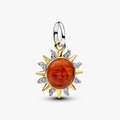 Sun sterling silver and 14k gold-plated dangle wit 764703C01 (High Resolution)