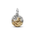 Leo sterling silver and 14k gold-plated medallion 764994C01