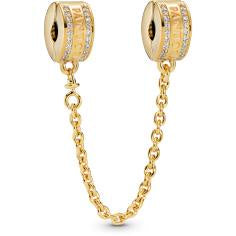 PANDORA Shine PANDORA Logo Safety Chain w CZ 768642C01-05