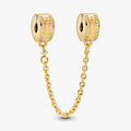 PANDORA Shine PANDORA Logo Safety Chain w CZ 768642C01-05 (High Resolution)