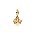 Firefly 14k gold-plated dangle with yellow photoluminescent glass 769352C01