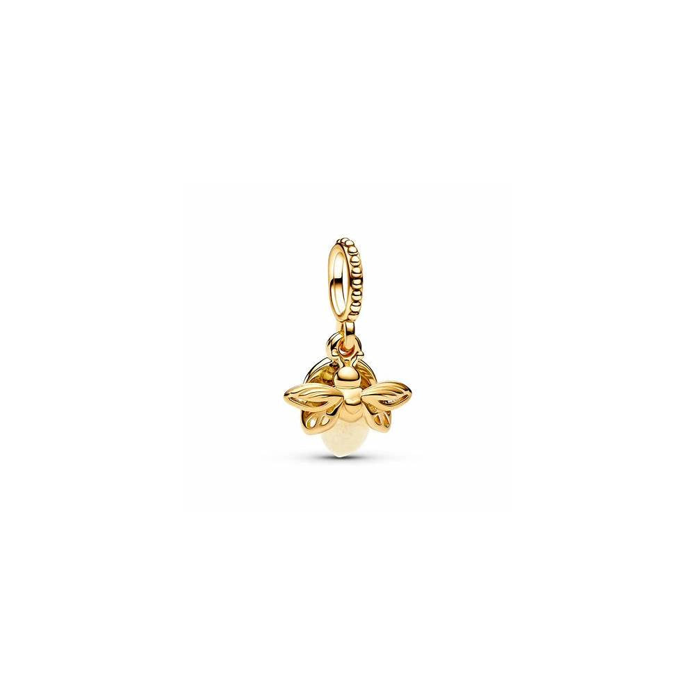 Firefly 14k gold-plated dangle with yellow photoluminescent glass 769352C01 (High Resolution)