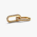 14k Gold-plated double link with clear c 769660C01 (High Resolution)