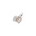 Heart sterling silver and 14k rose gold- 781062C01 (High Resolution)