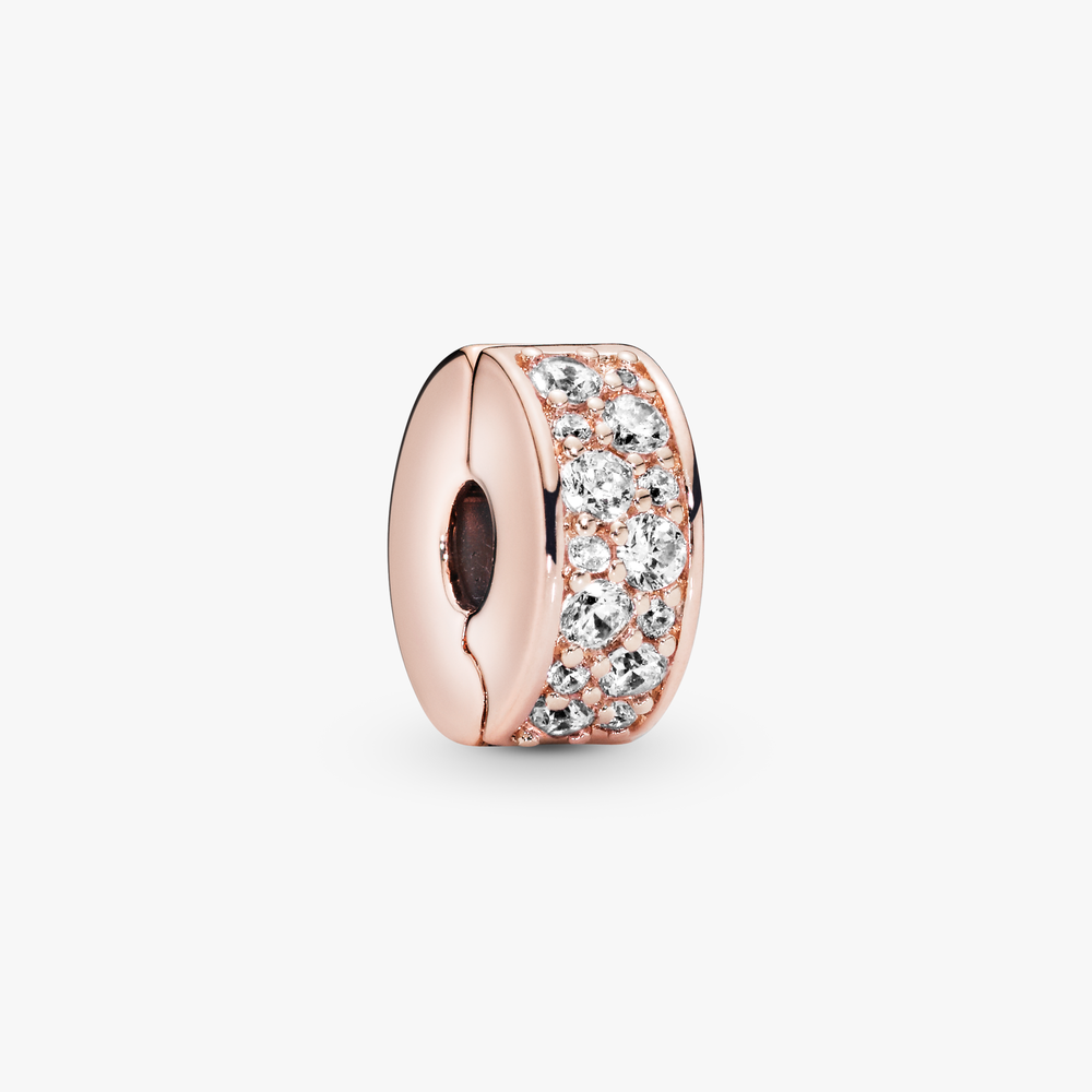 PANDORA Rose Shining Elegance Spacer  Clip w CZ 781817CZ (High Resolution)