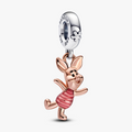 Disney Piglet sterling silver and 14k rose gold-pl 782208C01 (High Resolution)