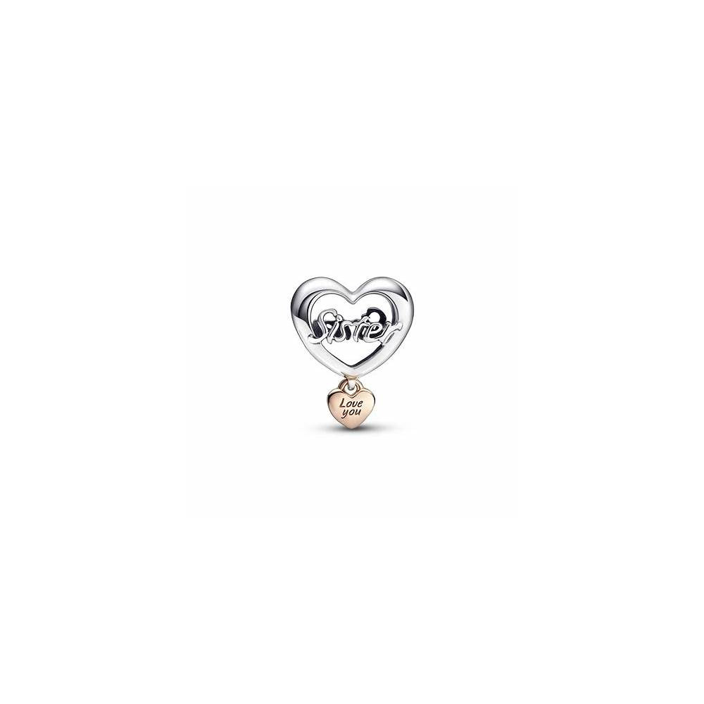 Sister sterling silver and 14k rose gold-plated ch 782244C00 (High Resolution)