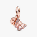 Butterfly 14k rose gold-plated dangle wi 782555C01 (High Resolution)