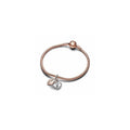Padlock heart sterling silver and 14k ro 783079C01 (High Resolution)