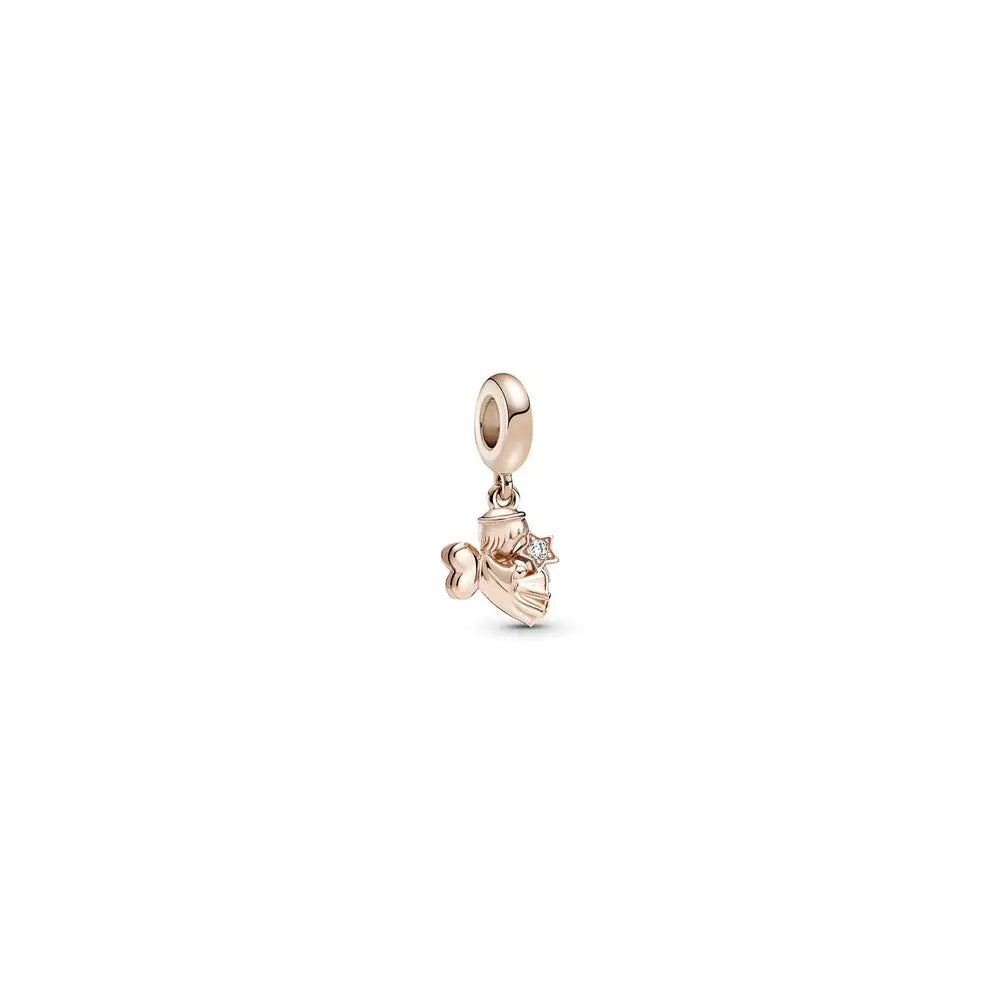 Angel 14k rose gold-plated dangle with c 789650C01 (High Resolution)