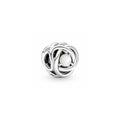 Sterling silver charm with white mother of pearl (June) 790064C04 (High Resolution)