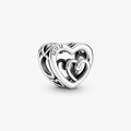 Entwined hearts sterling silver charm 790800C00 (High Resolution)