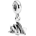 Sydney Opera House Silver Hanging Charm 791175