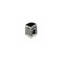UK Telephone Booth Silver Charm w Red En 791202EN49 (High Resolution)