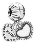 My Special Sister Silver Hanging Hearts 791383