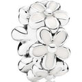 Darling Daisy Meadow White Daisy Flower Spacer Charm