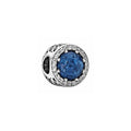 Moonlight Blue Radiant Hearts Openwork Silver Charm w Moonlight Blue Crystals   Clear CZ 791725NMB (High Resolution)