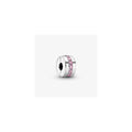 Pink Shining Path Silver Clip w CZ 791972PCZ (High Resolution)