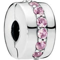 Pink Shining Path Silver Clip w CZ 791972PCZ