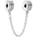PANDORA Insignia Silver Safety Chain w C 792057CZ-05