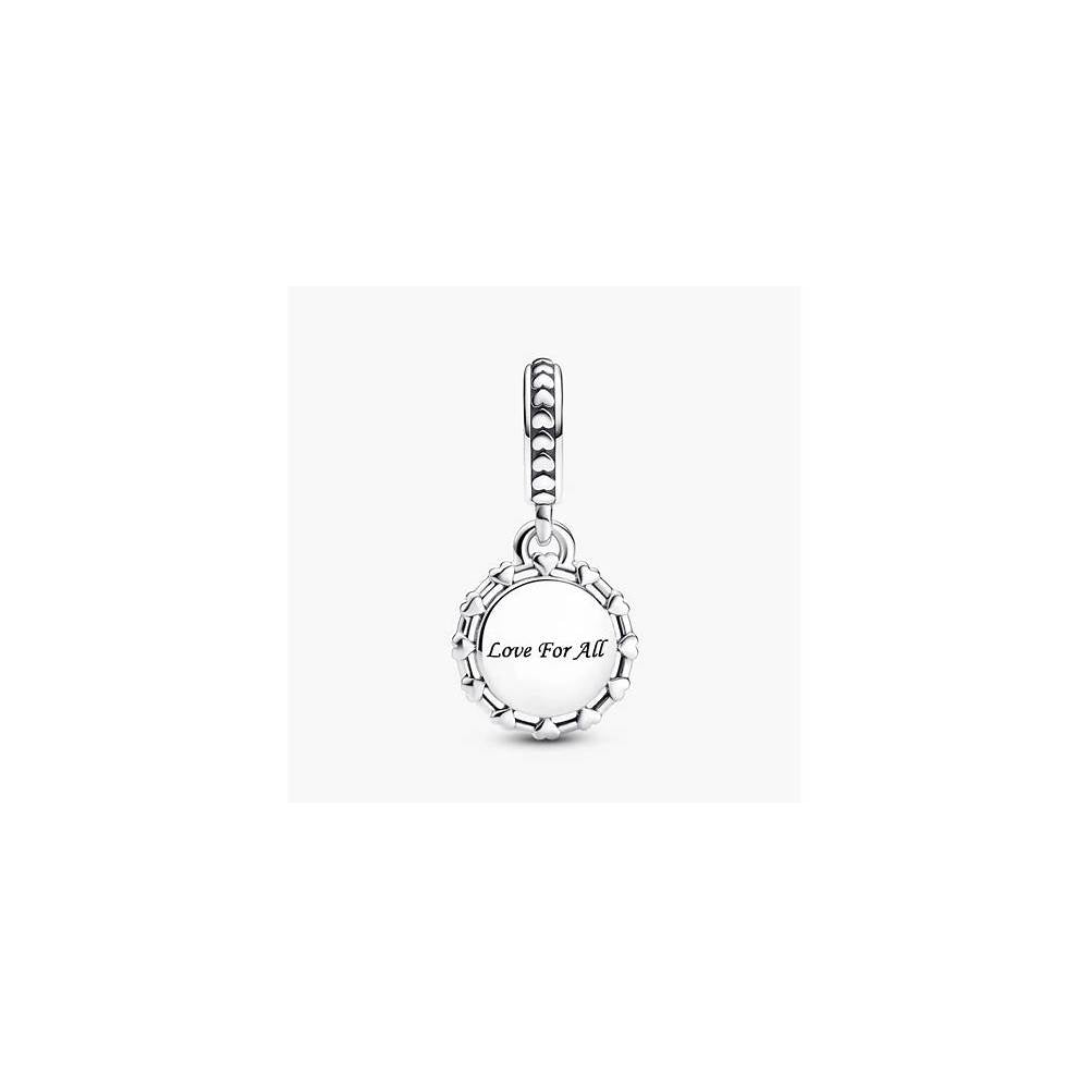 Sunflower sterling silver dangle with yellow and green enamel 792275C00_E010 (High Resolution)