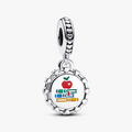 Apple and books sterling silver dangle with red, blue, green and yellow enamel 792275C00_E012 (High Resolution)