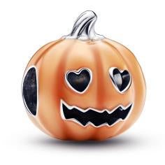 Pumpkin sterling silver charm with glow in the dark 792291C01