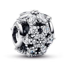 Herbarium cluster sterling silver charm 792383C01