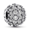 Sterling silver charm with clear cubic zirconia 792630C01