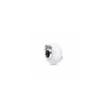 Mum sterling silver charm with dichroic and white Murano glass 792655C00 (High Resolution)