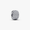 Sterling silver charm with clear cubic zirconia 792820C01 (High Resolution)